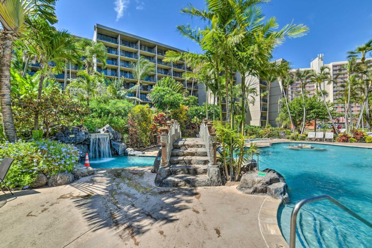 Cute Beachfront Condo With Lanai And Resort Pools Kahana Exterior photo